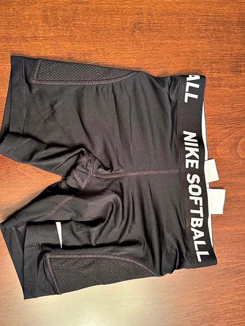 Nike DRI-FIT softball sliding Shorts in Black Size Medium